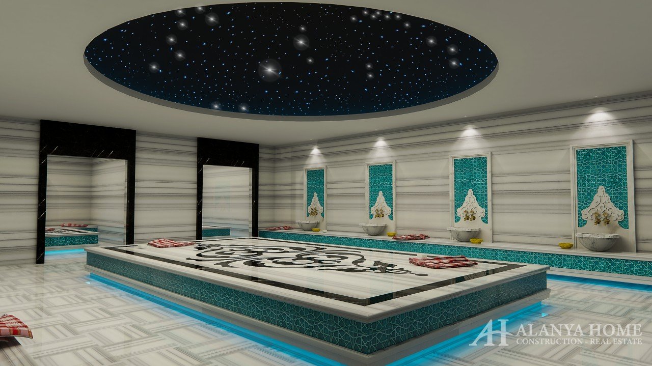 Фото покупка продажа недорогая квартира в доме жилом комплексе с турецкий хамам Алания Хоум Анталия 